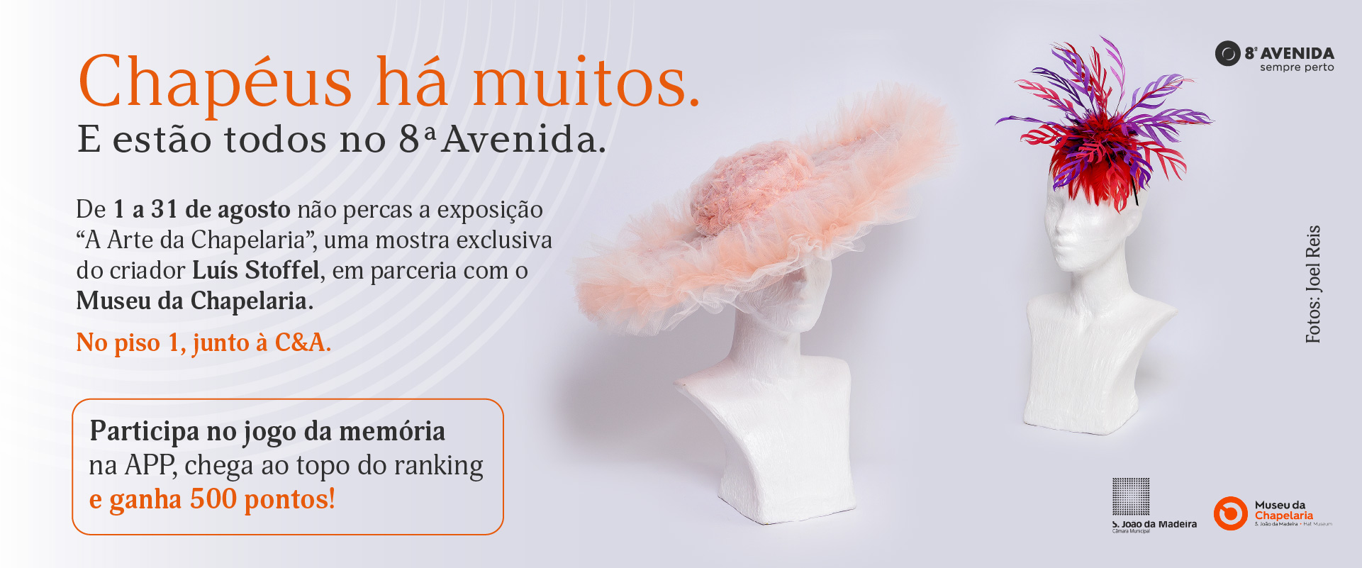🎩 Chapéus há muitos. E estão todos no 8ª Avenida