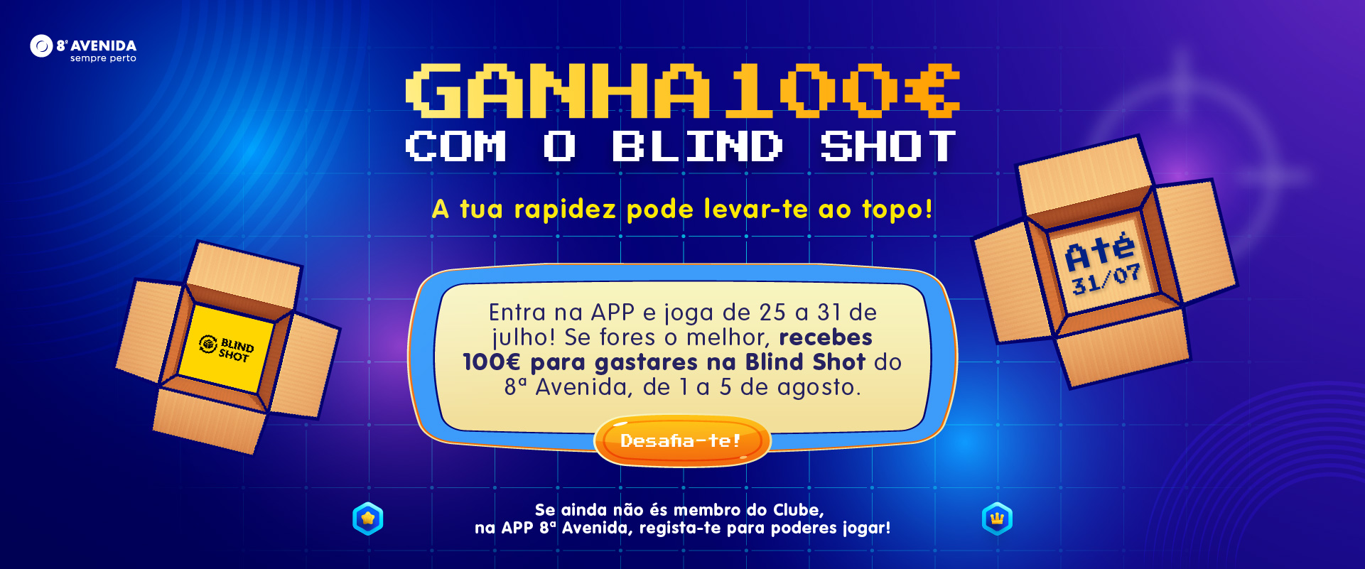 A Blind Shot está de volta ao 8ª Avenida e podes ganhar 100€!
