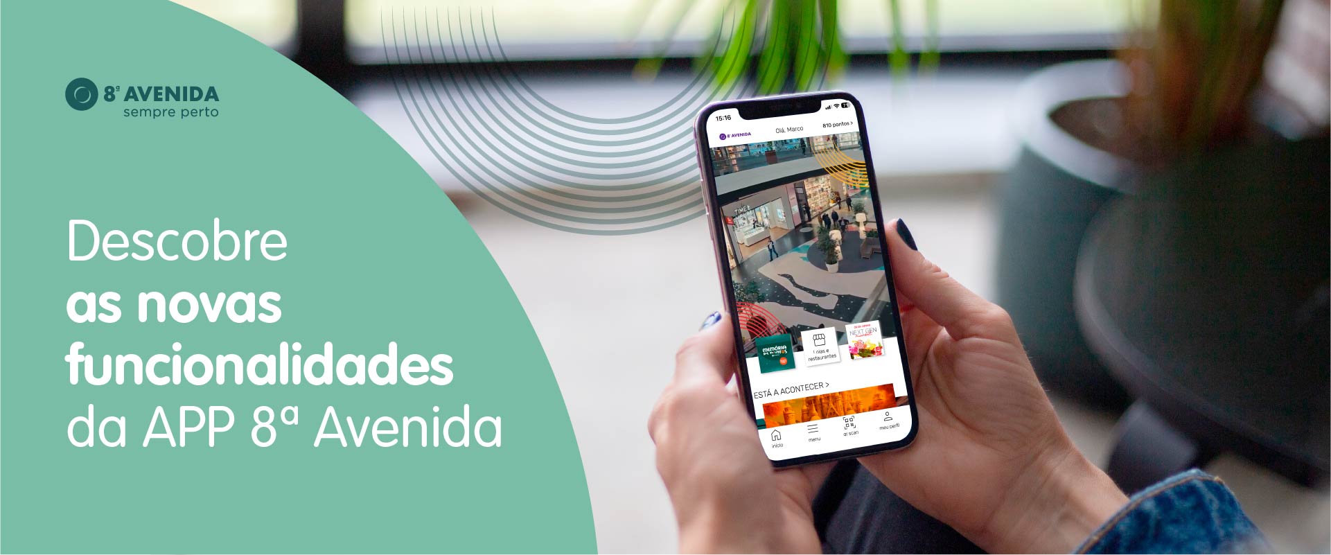 Novas funcionalidades APP 8ª Avenida