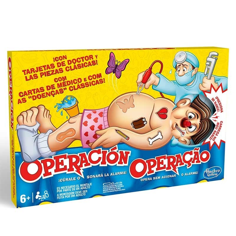 jogo de tabuleiro “operação”